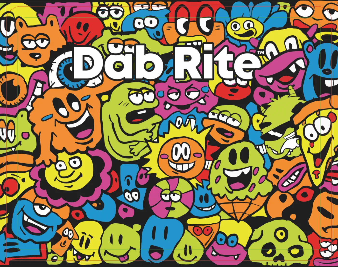 Dab Rite 2024 trade show display, back