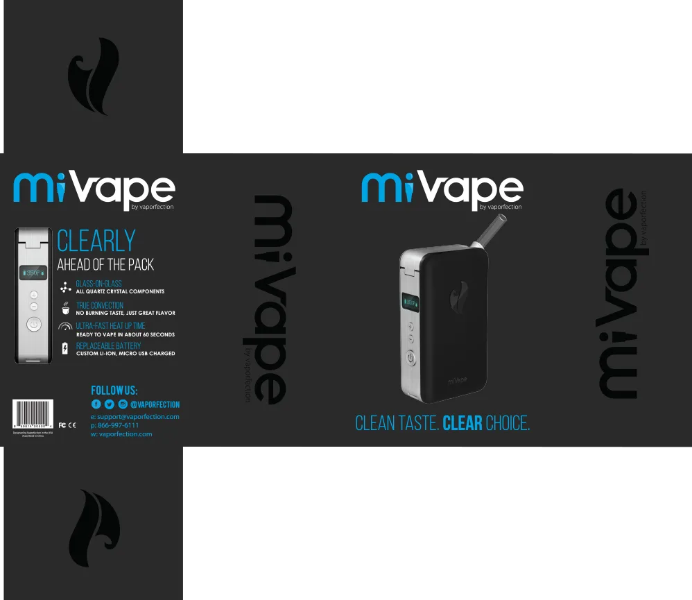 miVape retail box dieline